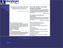 Tablet Screenshot of libertyforums.com